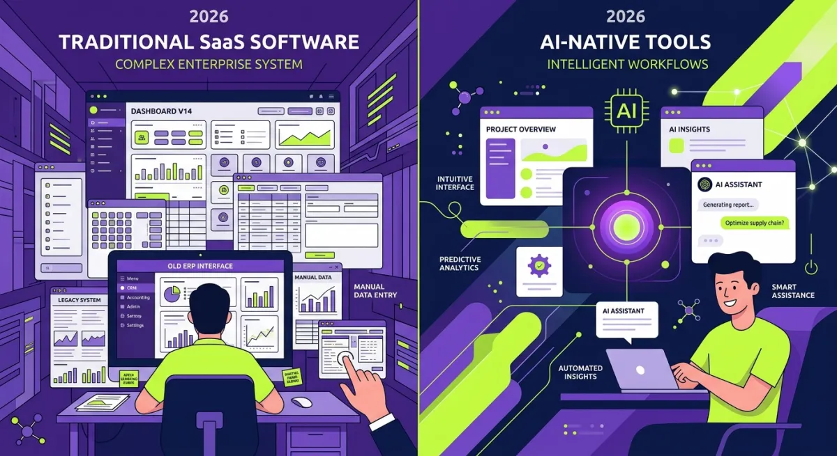 AI Tools Replacing Traditional SaaS in 2026: What's Actually Worth ...